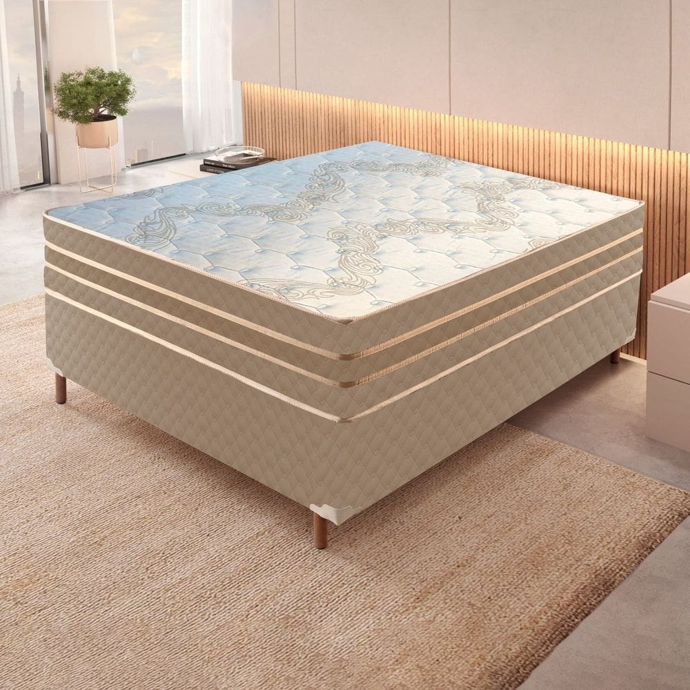 Colchão Casal Toronto 32cmx138cmx188cm Bege