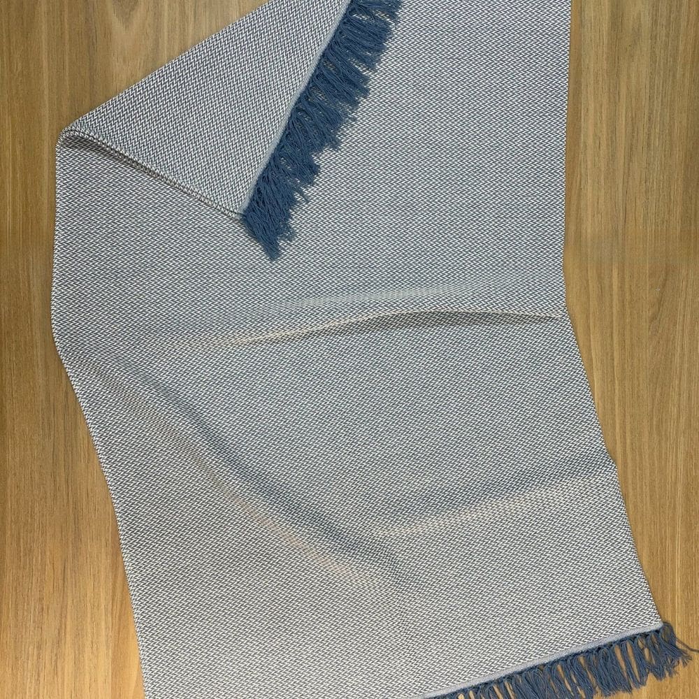 Manta para Sofá 120cm X 300cm Naturalle Azul Mescla
