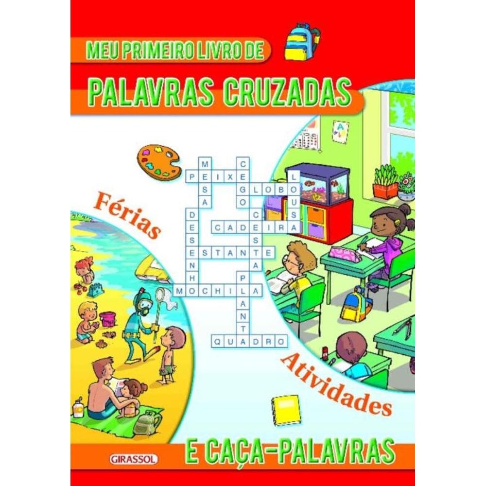 Meu Primeiro Livro De Palavras Cruzadas E Caca-Pal