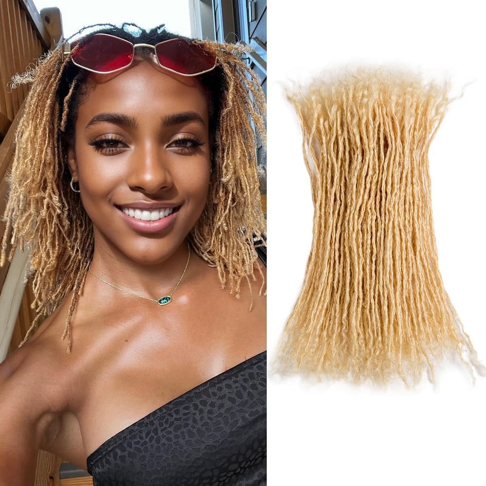 As extensões Micro Loc originam um cabelo humano 100% real de 8 a 18 polegadas