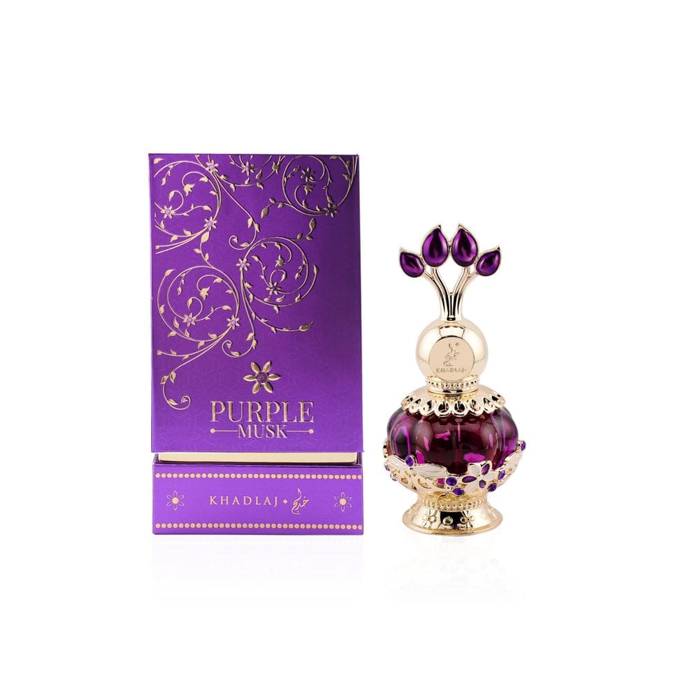 Perfume Khadlaj Purple Musk Concentrado de Óleo Concentrado 20mL para Mulheres