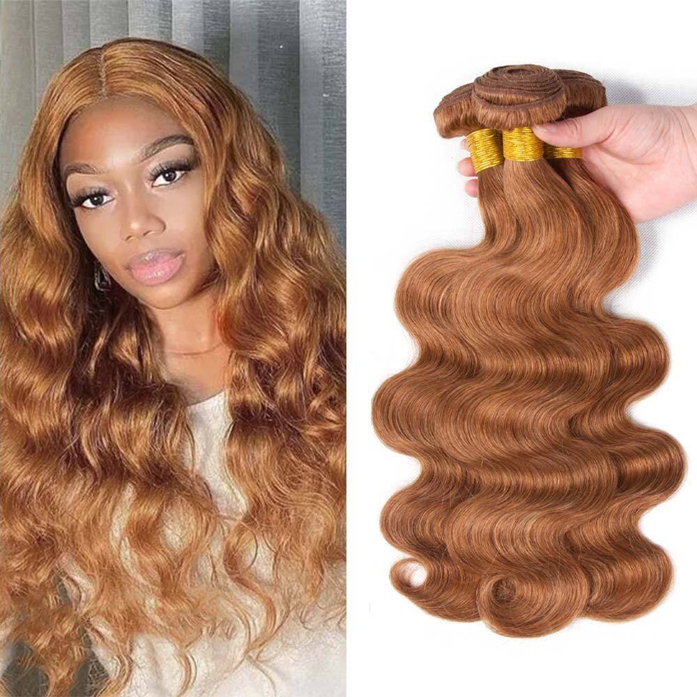 Pacotes de cabelo MAMART Brown Body Wave Brazilian Remy Hair