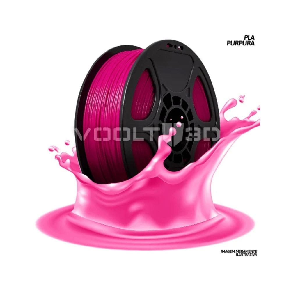 Filamento Impressão 3D Voolt Pla Purpura 1Kg