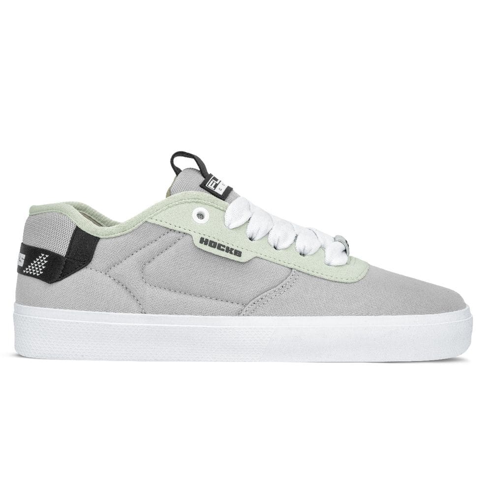 Tênis Hocks Unissex Lona Flat Core Cascalho | Cinza
