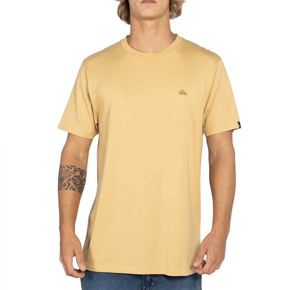 Camiseta Quiksilver Embroidery WT25 Masculina Caqui