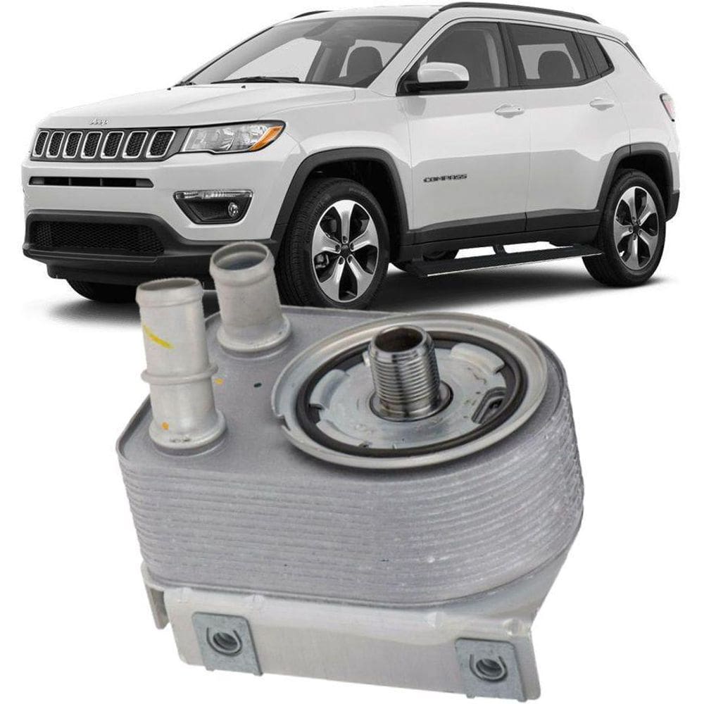 Radiador Resfriador Óleo Jeep Compass 2.0 Flex 2017-2022