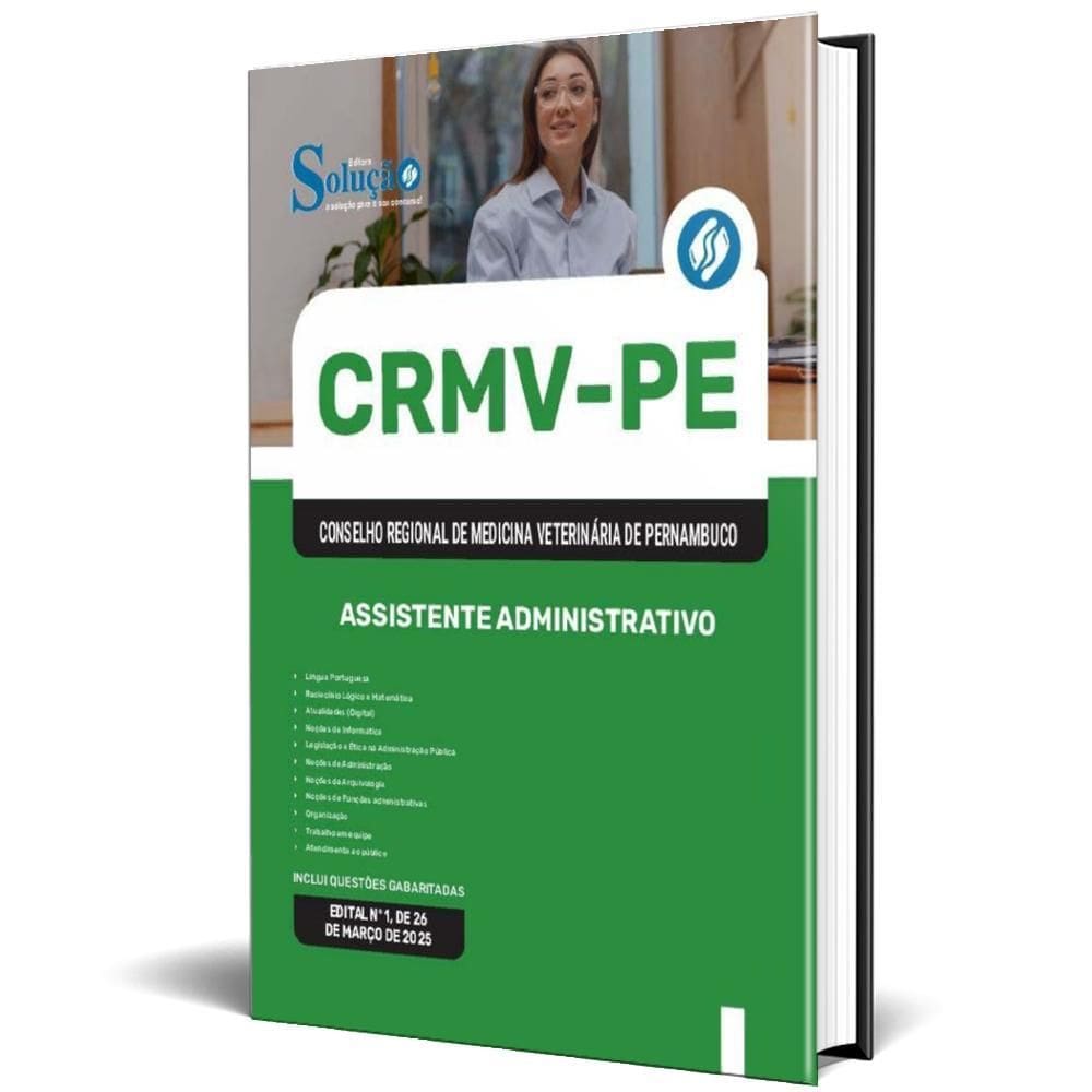 Apostila Crmv Pe 2025 - Assistente Administrativo