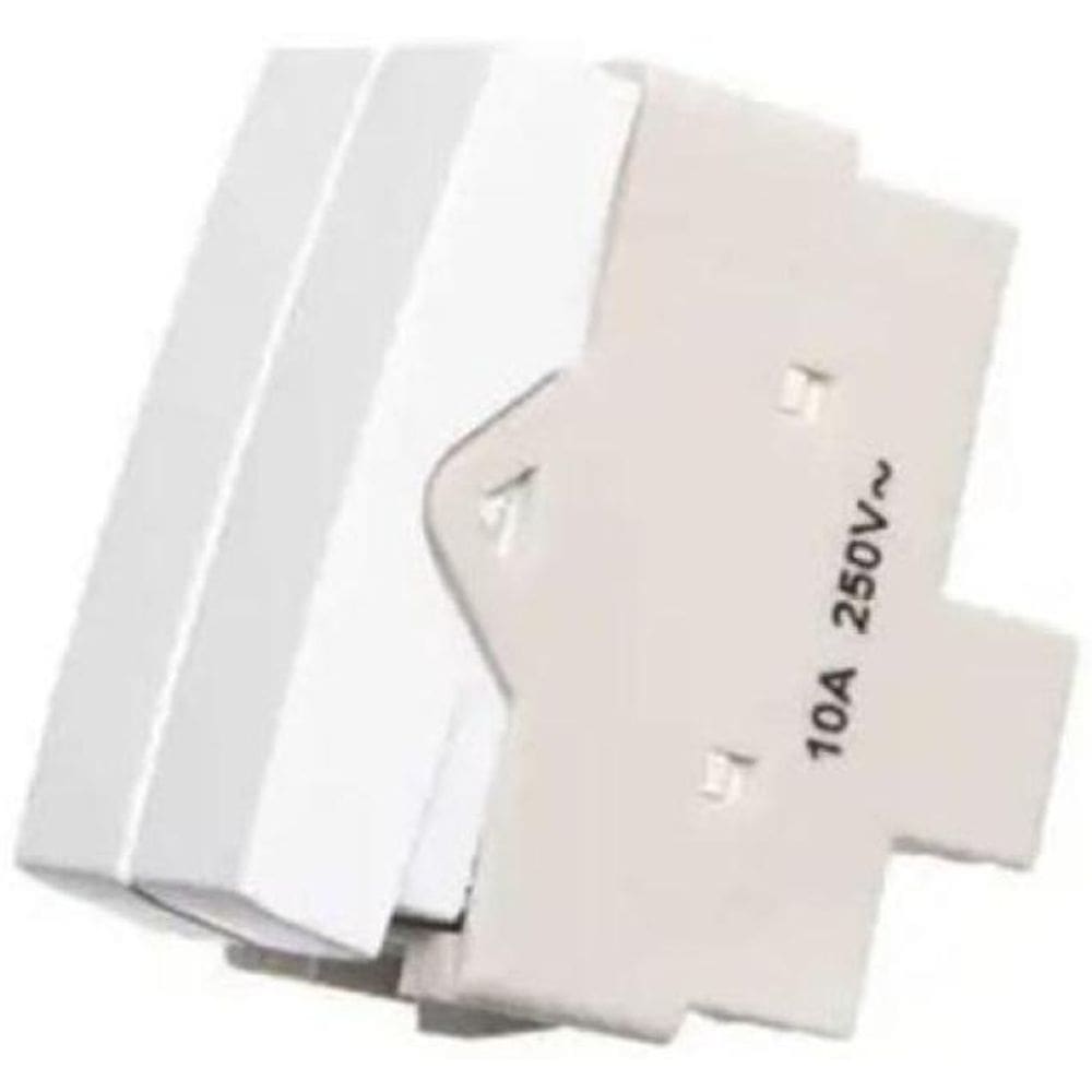Interruptor Duplo Simples 10A 250V Br Sleek
