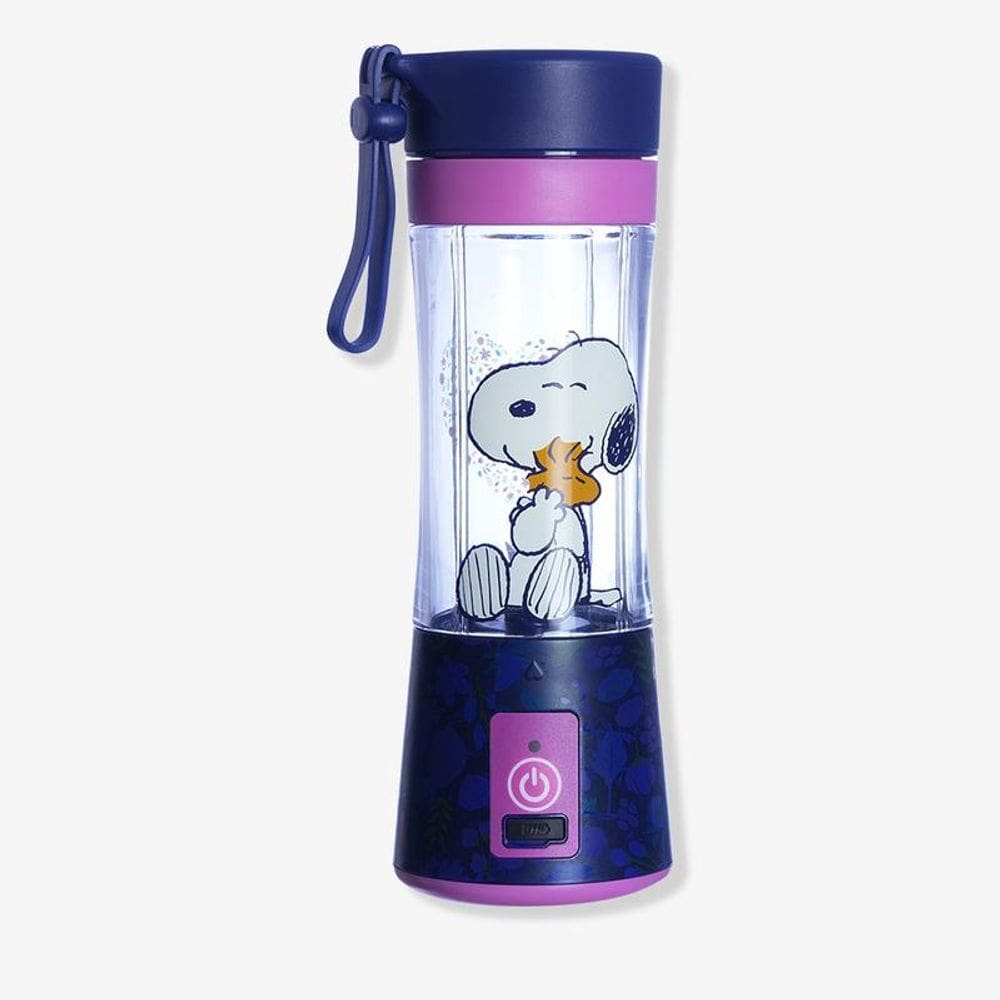 Garrafa Mixer Snoopy Bloom 300 Ml - Zona Criativa