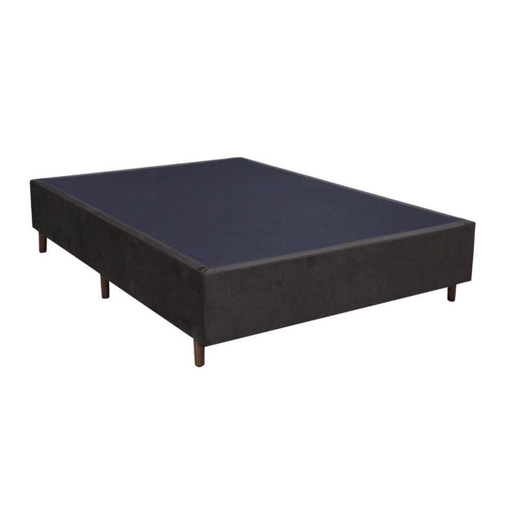 Base Casal Love Story Black Confort 138x188x27cm Gazin Preto