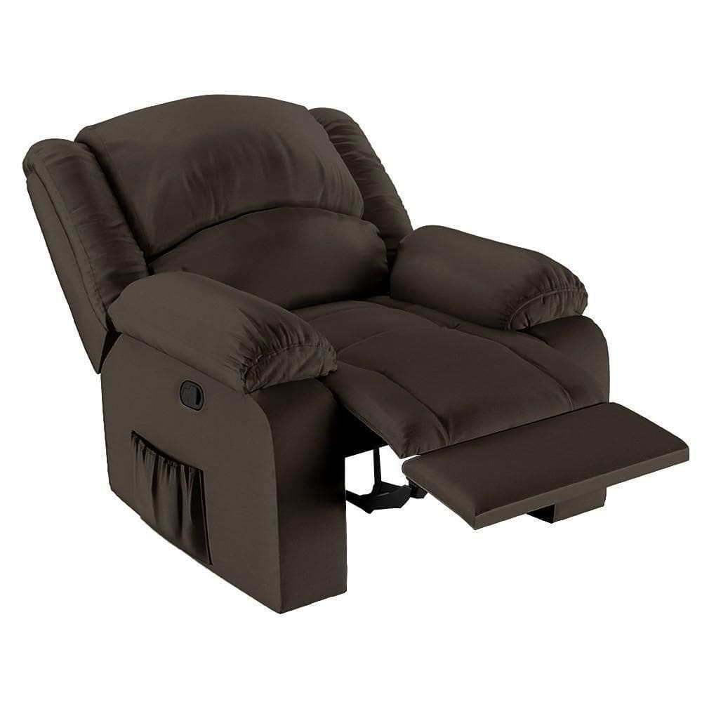 Poltrona Do Papai Reclinável Pietra Wall Fh9 Pu Marrom - Mpozenato