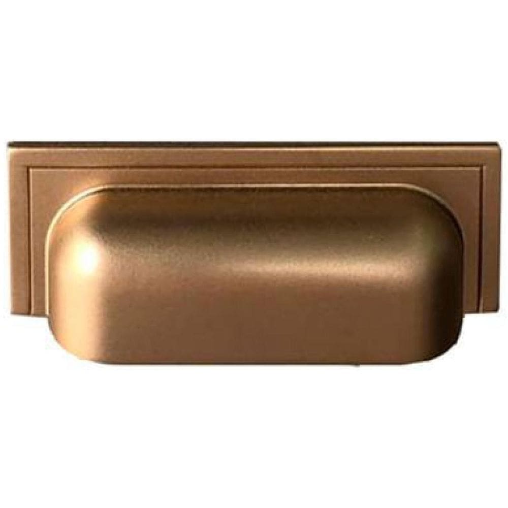 Puxador De Gaveta Zen Plymouth - Dourado Fosco - 80mm