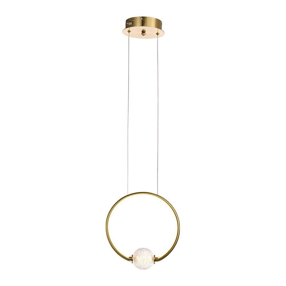 Lustre Pendente Skylight Letto 3093 Gold Led Bivolt