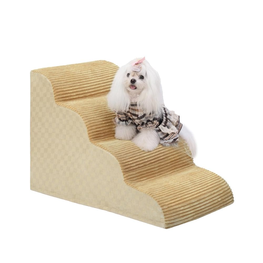 Rampa curva Dog Stairs Vfrog para cães pequenos com espuma de alta densidade