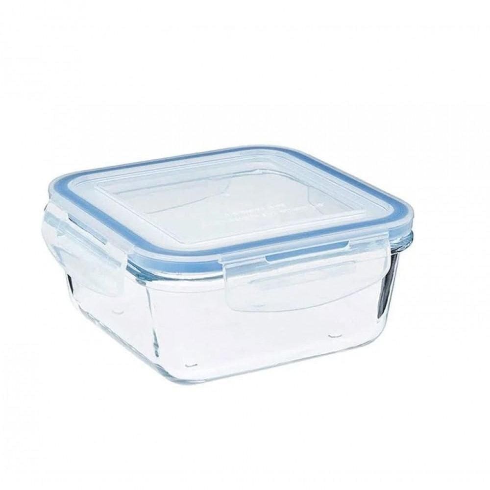 Pote Hermetico Quadrado Marmita De Vidro 550 Ml - Mimo