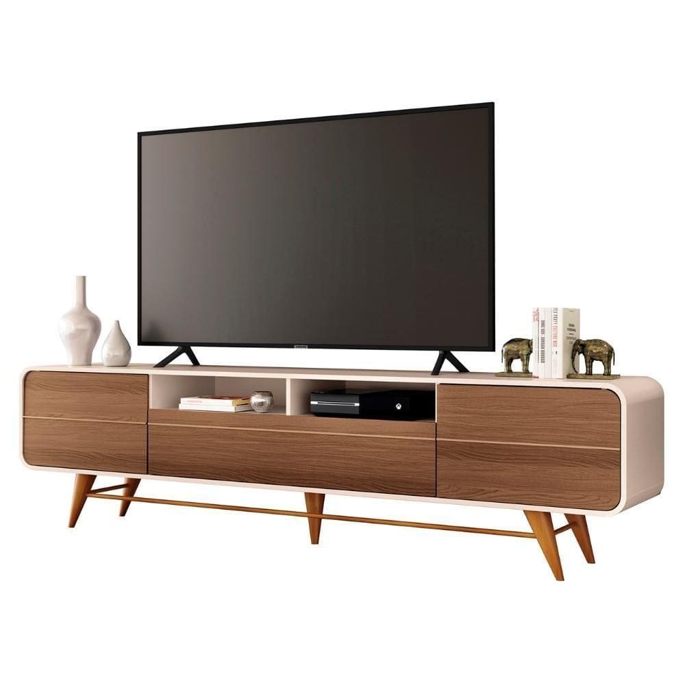 Rack Bancada De 85 Pol 220cm áureo H01 Castanho/off - Mpozenato