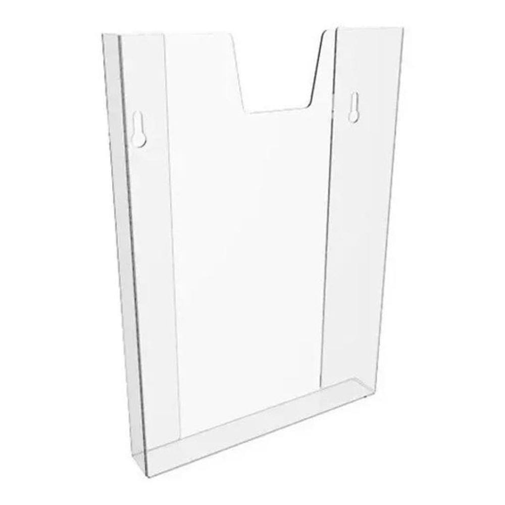 Display Porta Folder Acrílico Suporte De Papel A4