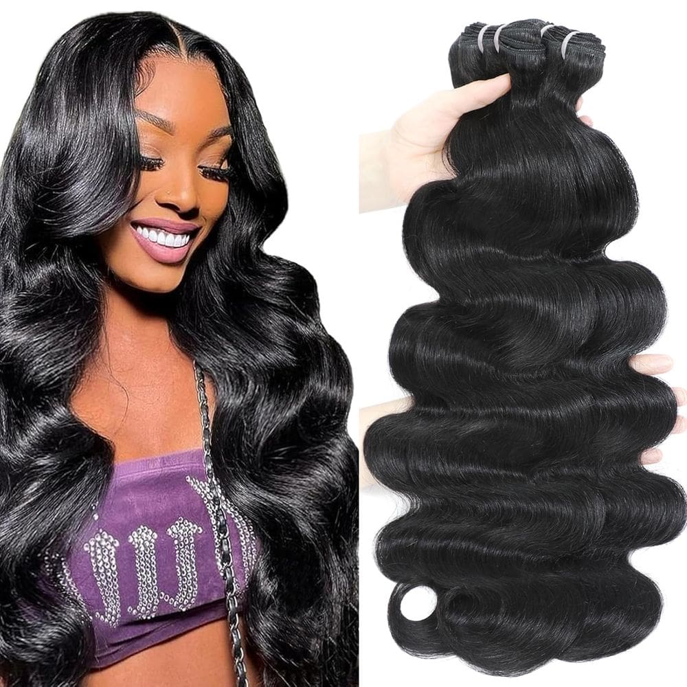 Pacotes de cabelo Nerkre Body Wave 12A 100% cabelo humano virgem
