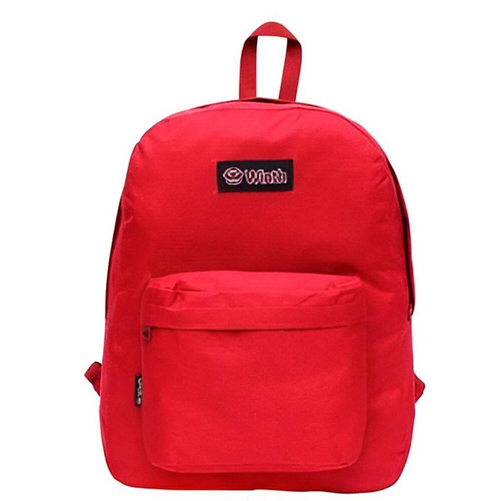 Mochila Costas Escolar Juvenil Cores Escola Aulas Cor:Vinho