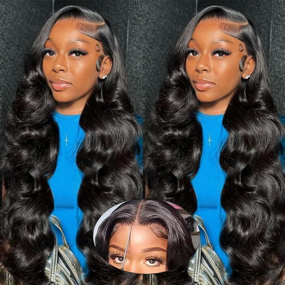 Peruca Ghaadd 13x6 HD Body Wave Lace Front 200% Densidade 70cm