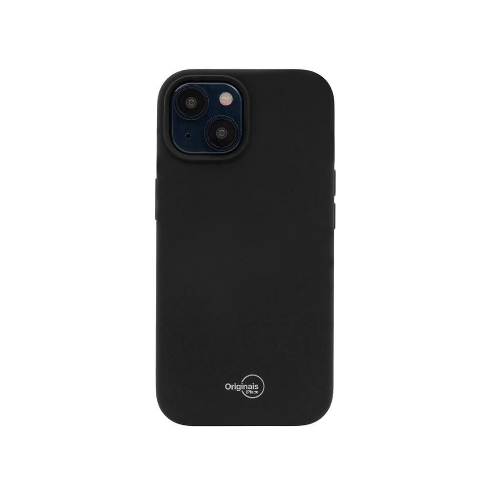Capa iPhone 15, Originais iPlace, Silicone Essential, Preto