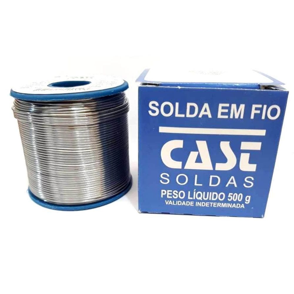 Estanho Solda 500 Gramas Cast Metais 60X40 - 189Ms X 10Mm