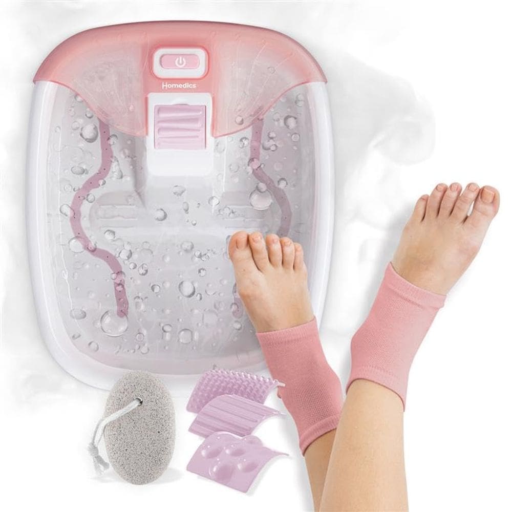 Banho de pés Homedics Bubble Bliss® Deluxe com 3 acessórios de massagem