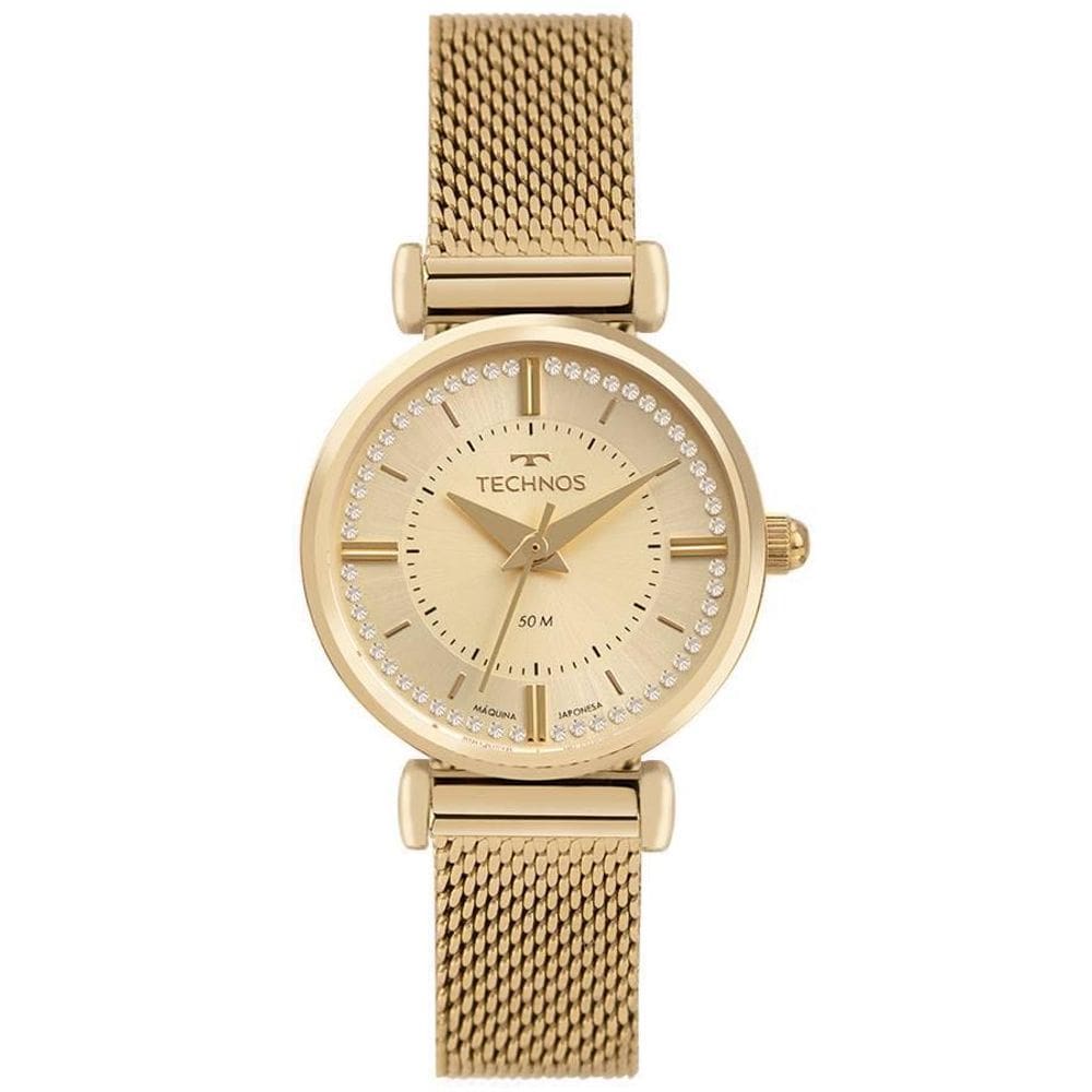 Relógio Technos Feminino Dourado 25mm 2035mxu/1d