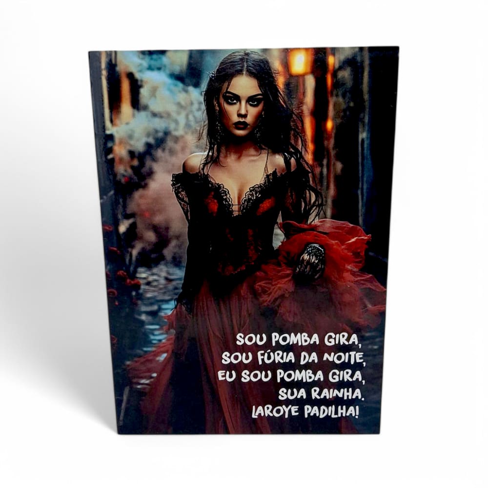 Placa Decorativa Laroye Maria Padilha Mdf DuplaFace 27 cm