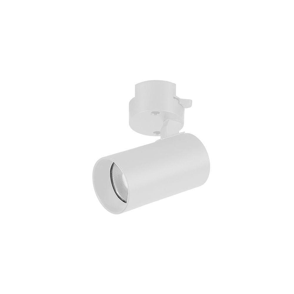 Spot Direcionável Para Trilho Eletrificado Taschibra Doppio Led Par 20 12w Bivolt Branco 3000k Luz Amarela 15090415