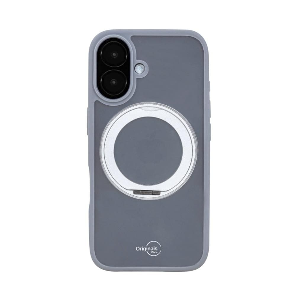 Capa iPhone 16 Originais iPlace, Stand Cinza
