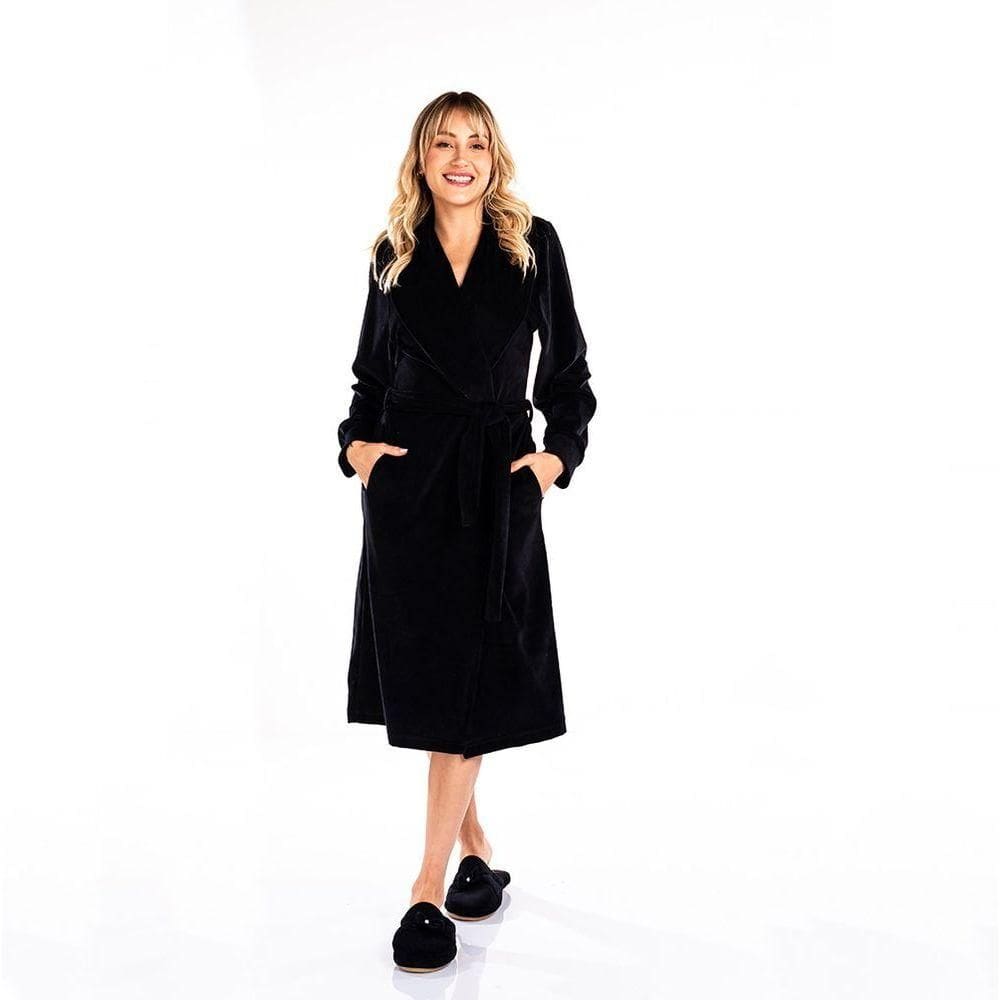 Roupãolongo Vairelli Susi Cor Susi Preto Tamanho P