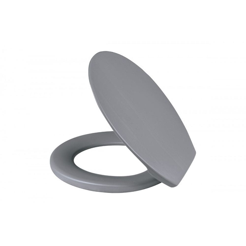 Assento Sanitario OVAL Basico SOFT Cinza Claro Metasul