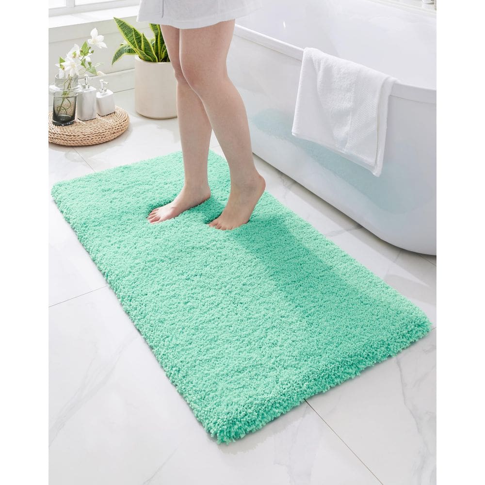 Tapete de banho Runner Disolla Spa Blue 60x180cm antiderrapante