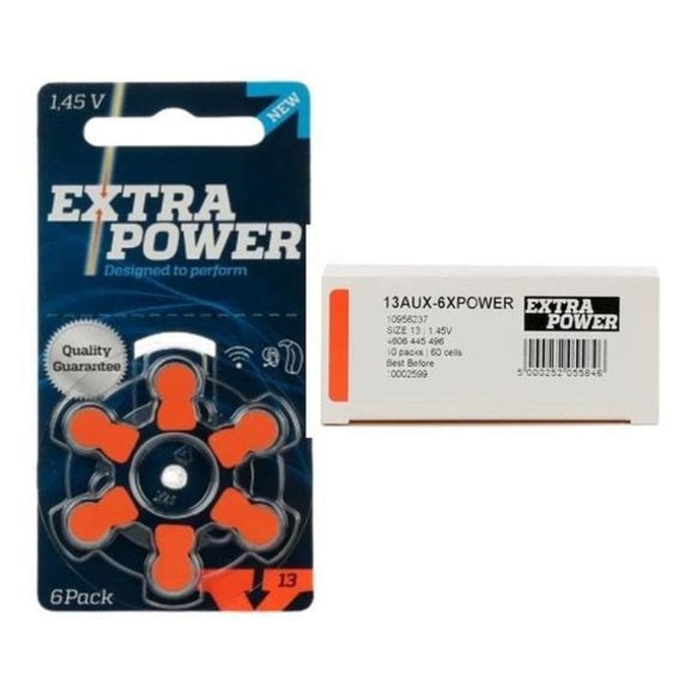 Bateria Auditiva 13 Pr48 Extra Power 60 Baterias 10 Cartelas