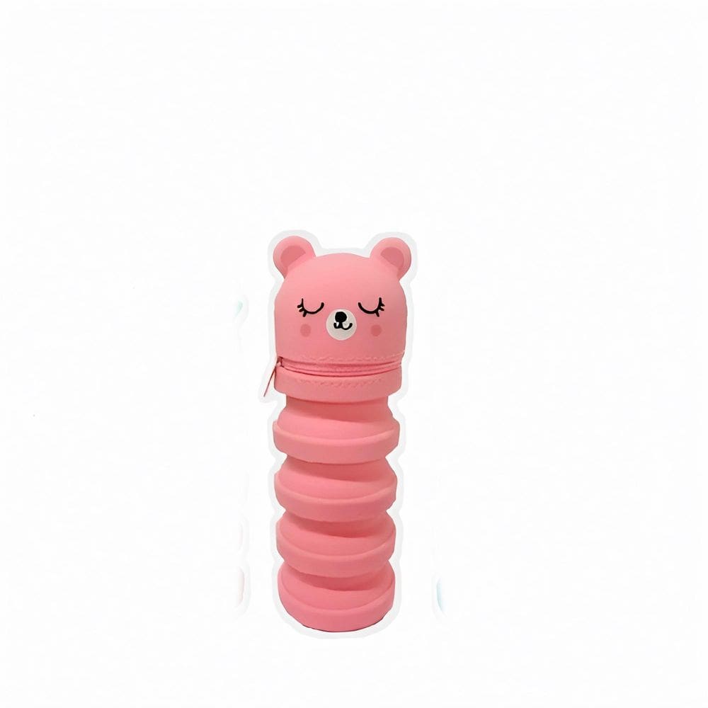 Estojo Retrátil Divertido Personagens Silicone Escola