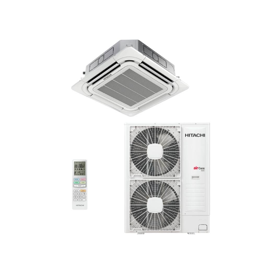 Ar Condicionado Split Cassete Inverter Hitachi Air Core 600 46000 BTUs Quente/Frio SCI48B3IV - 220V