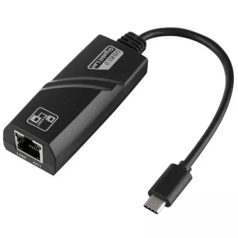 Adaptador De Rede Type C Para Rj45 10/100/1000Mb Jc-Tyc-R02