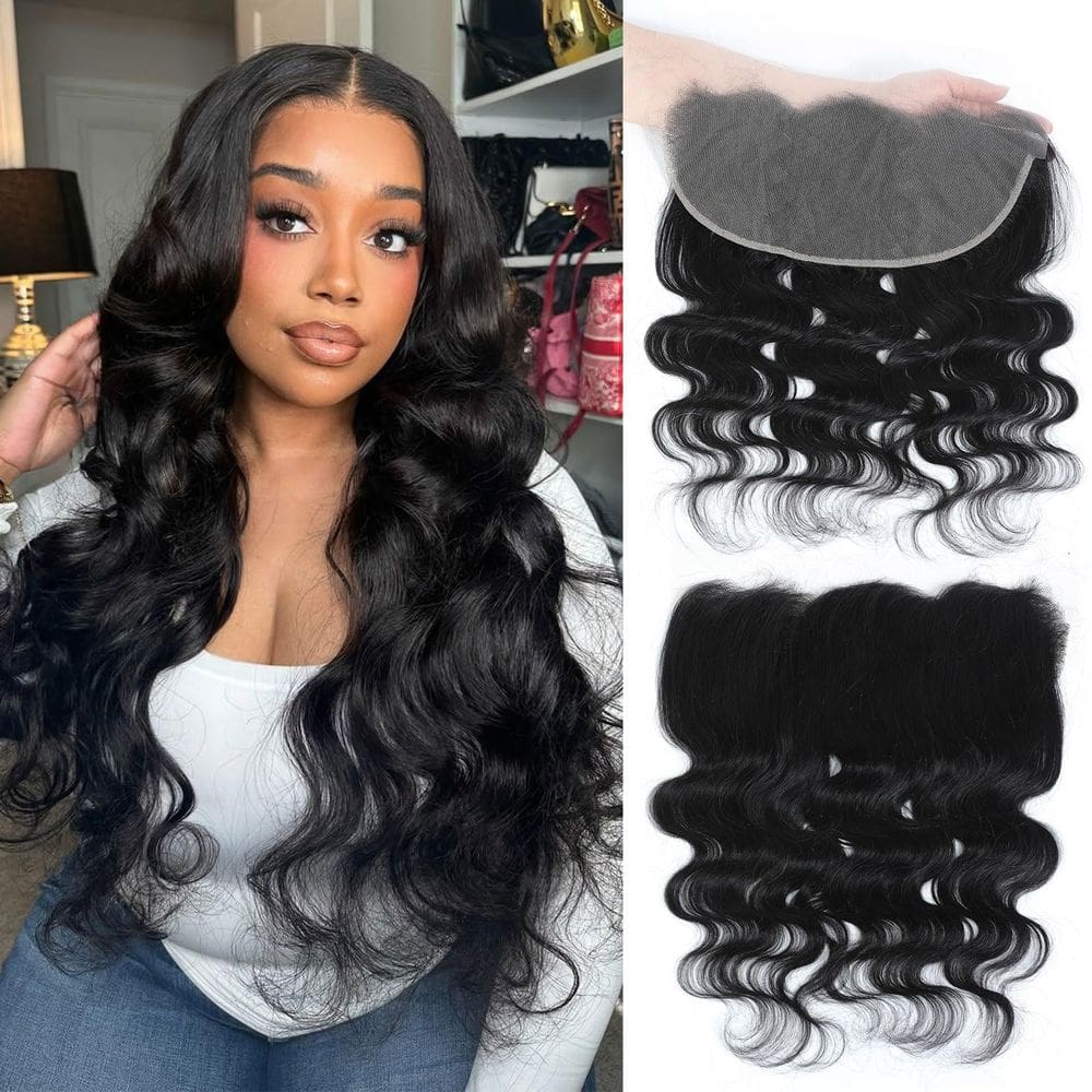 Lace Frontal DSEKCAIN HD Lace Body Wave 30 cm 100% cabelo humano