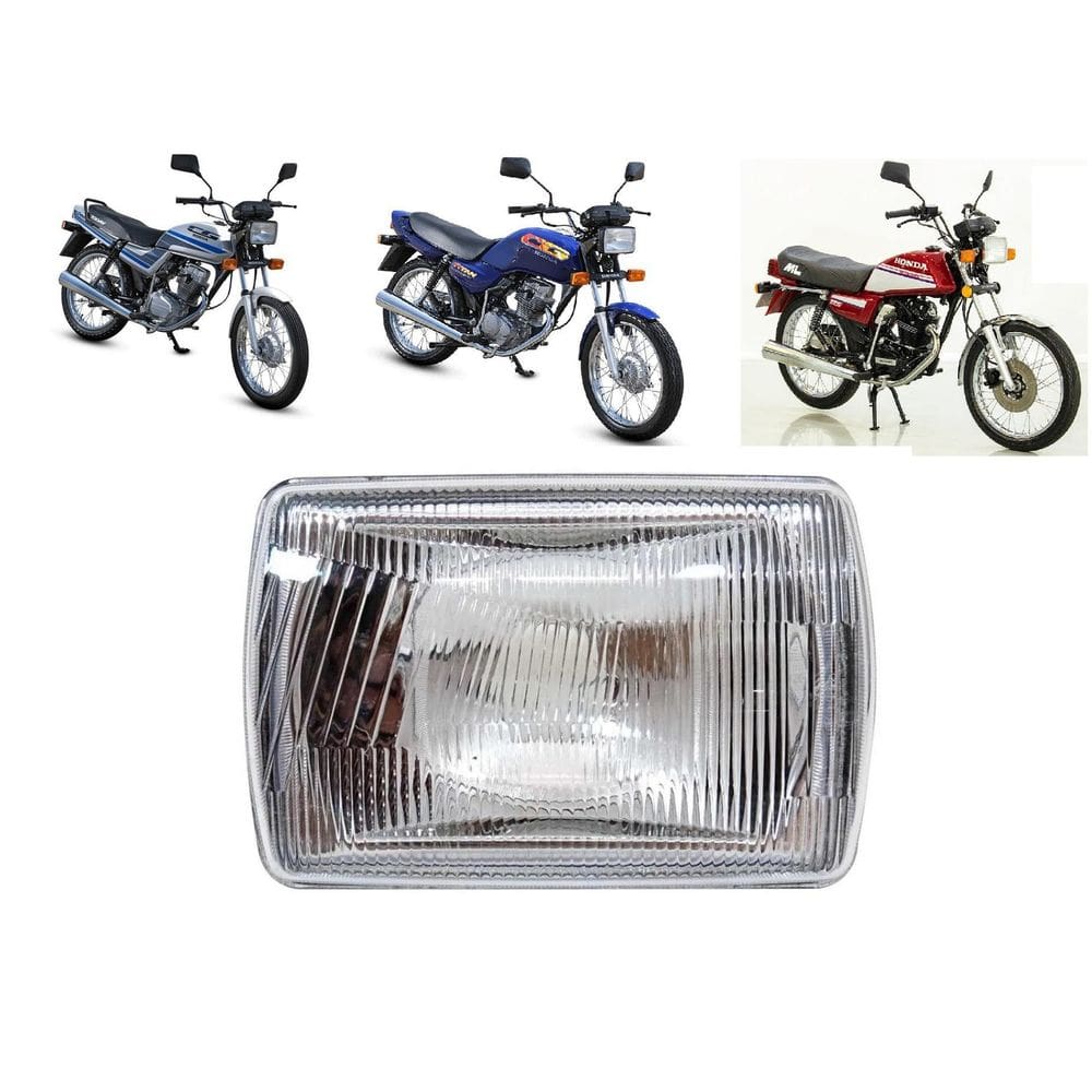 Farol Retangular CG 125 Plasmoto - Peça Reposição