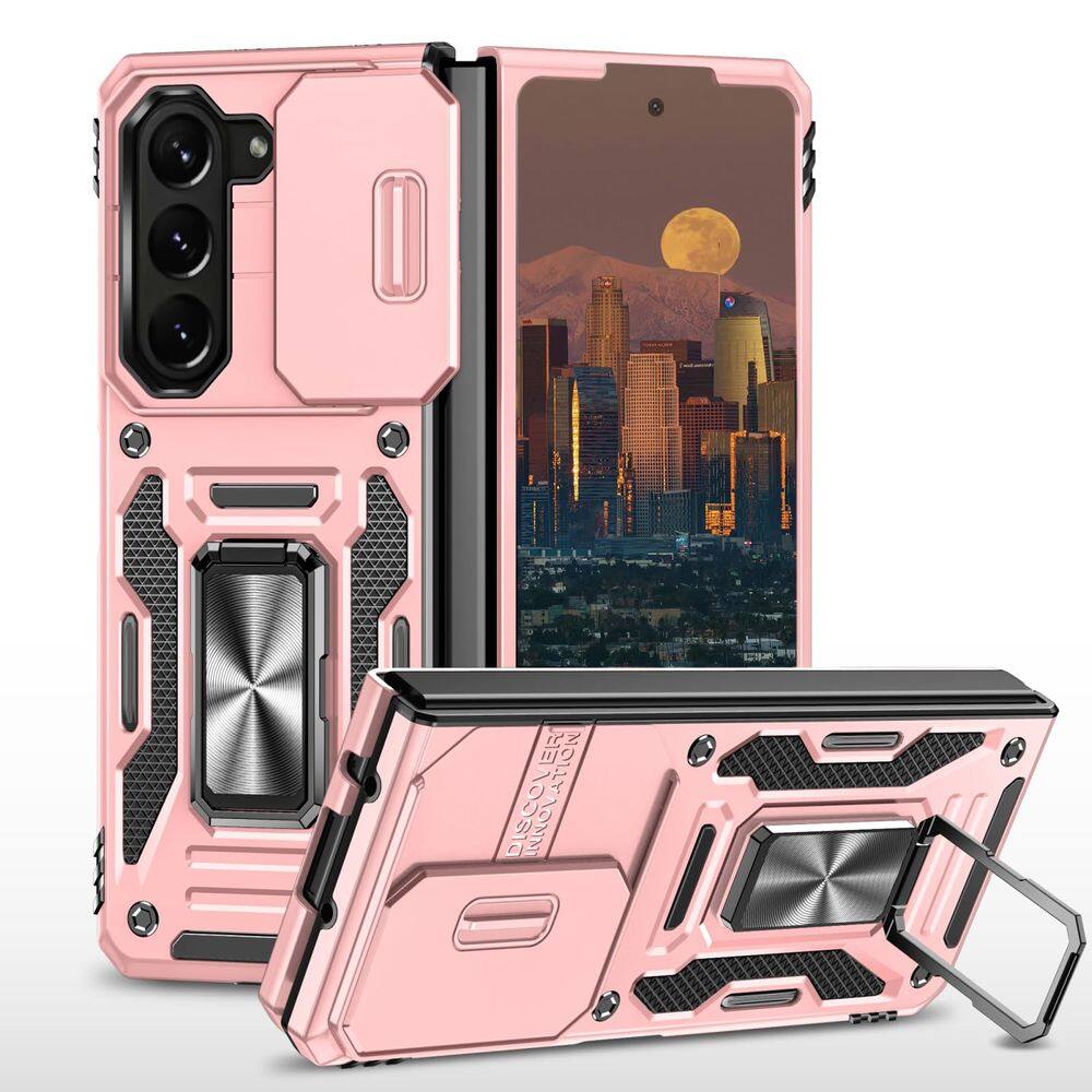 Capa de telefone HOULEE para Samsung Galaxy Z Fold 5 rosa
