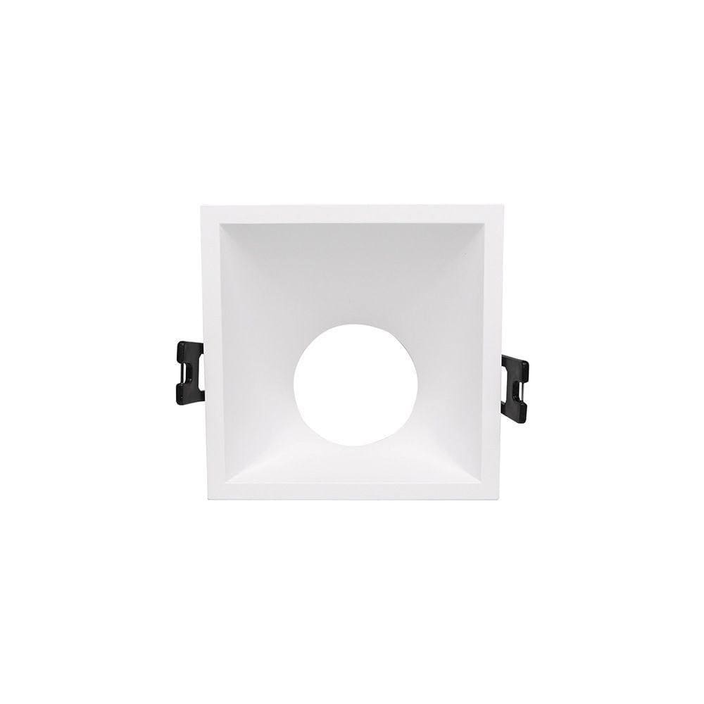 Spot De Embutir Angular Taschibra Piazza Mr16 Gu10 Quadrado Bivolt Branco 15090378