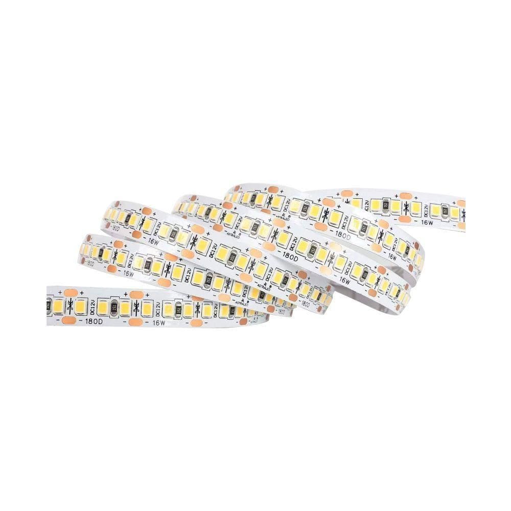 Fita De Led Astraled Com 5 Metros 16w 12v 3000k Luz Amarela Ft-5958