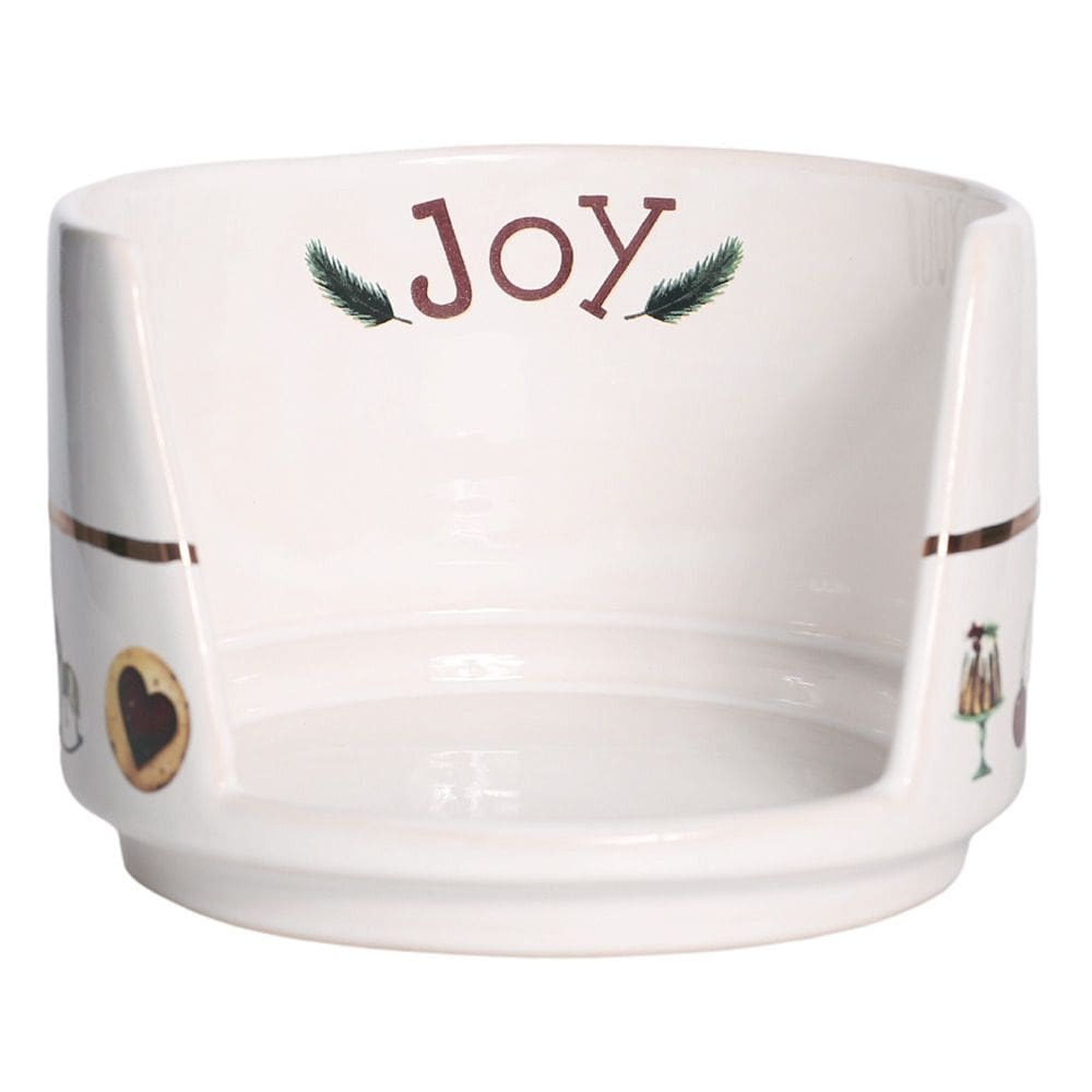 Porta Panetone Redondo Cilindro Branco Joy 12x17cm Silveira