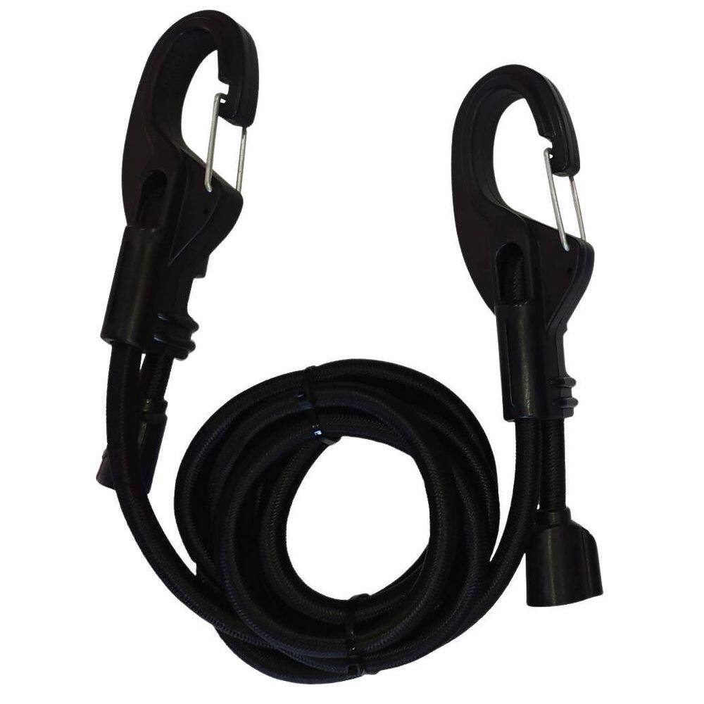 Elástico Regulável Com Mosquetão X4 Preto 1,8M