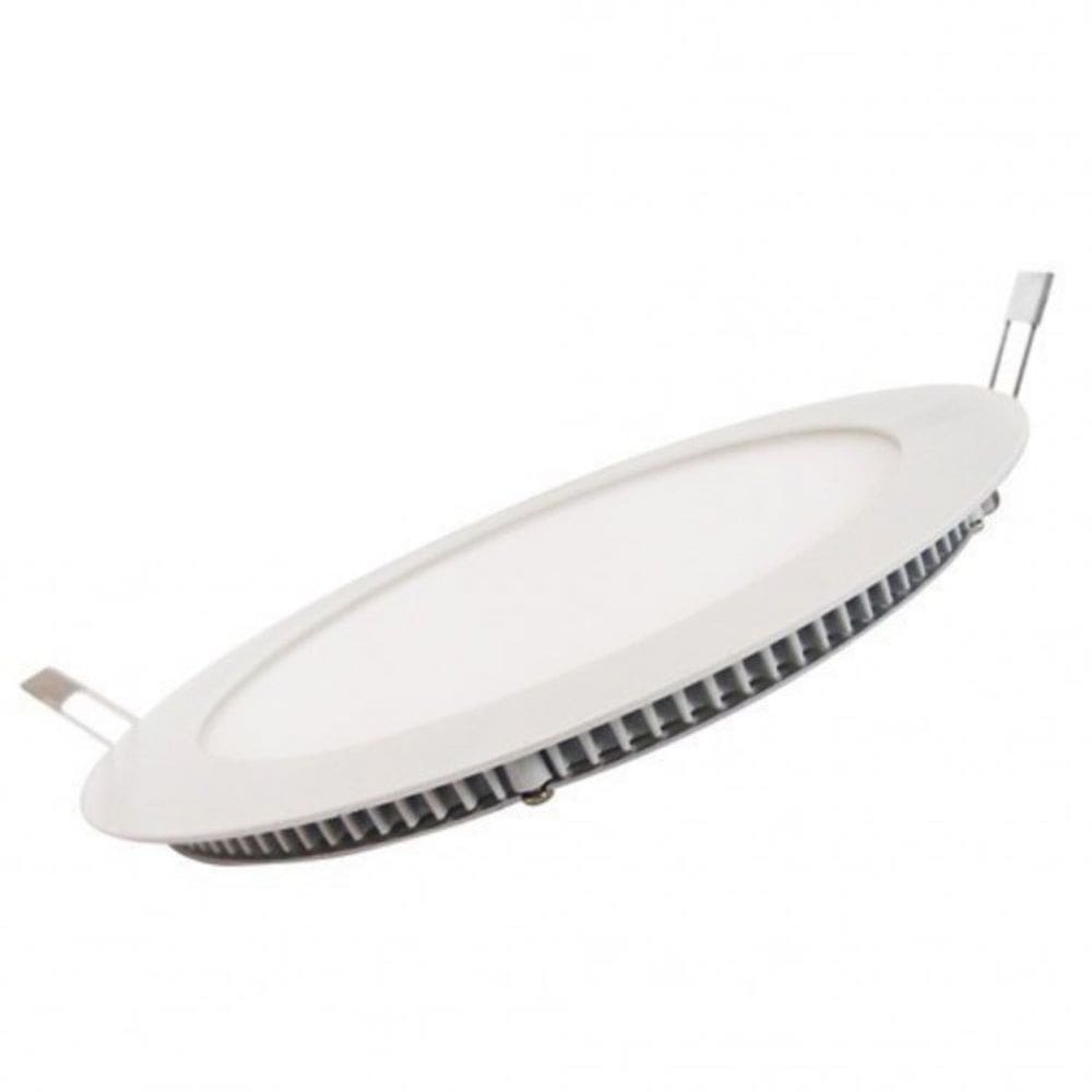 Painel de LED Redondo 22,5 cm 18W - Branco