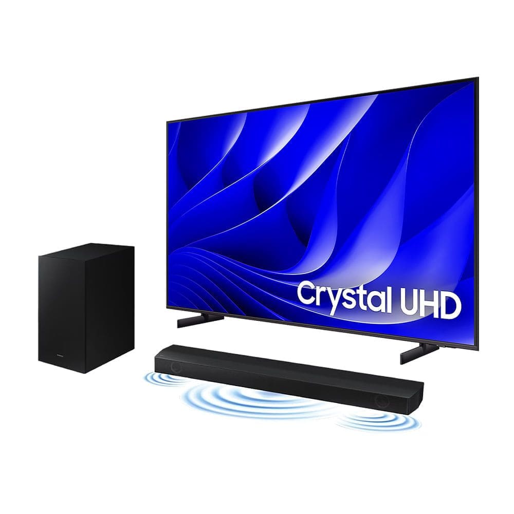 Smart TV 70\" Crystal UHD 4K 70DU8000 2024 + Soundbar HW-B550