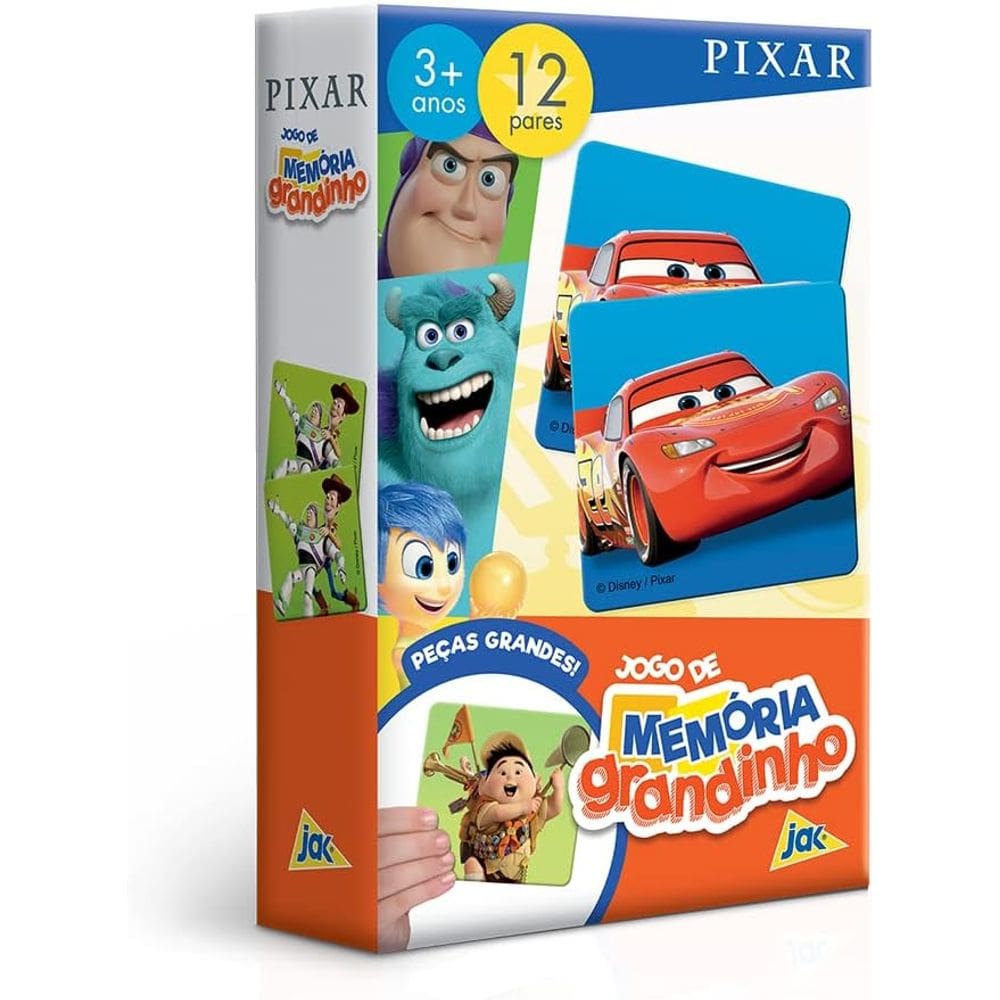 Jogo da Memoria Grandinho - Disney Pixar TOYSTER