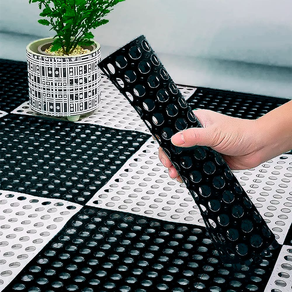 10 Tapete Piso Antiderrapante Estrado Pvc Banheiro Box Canil