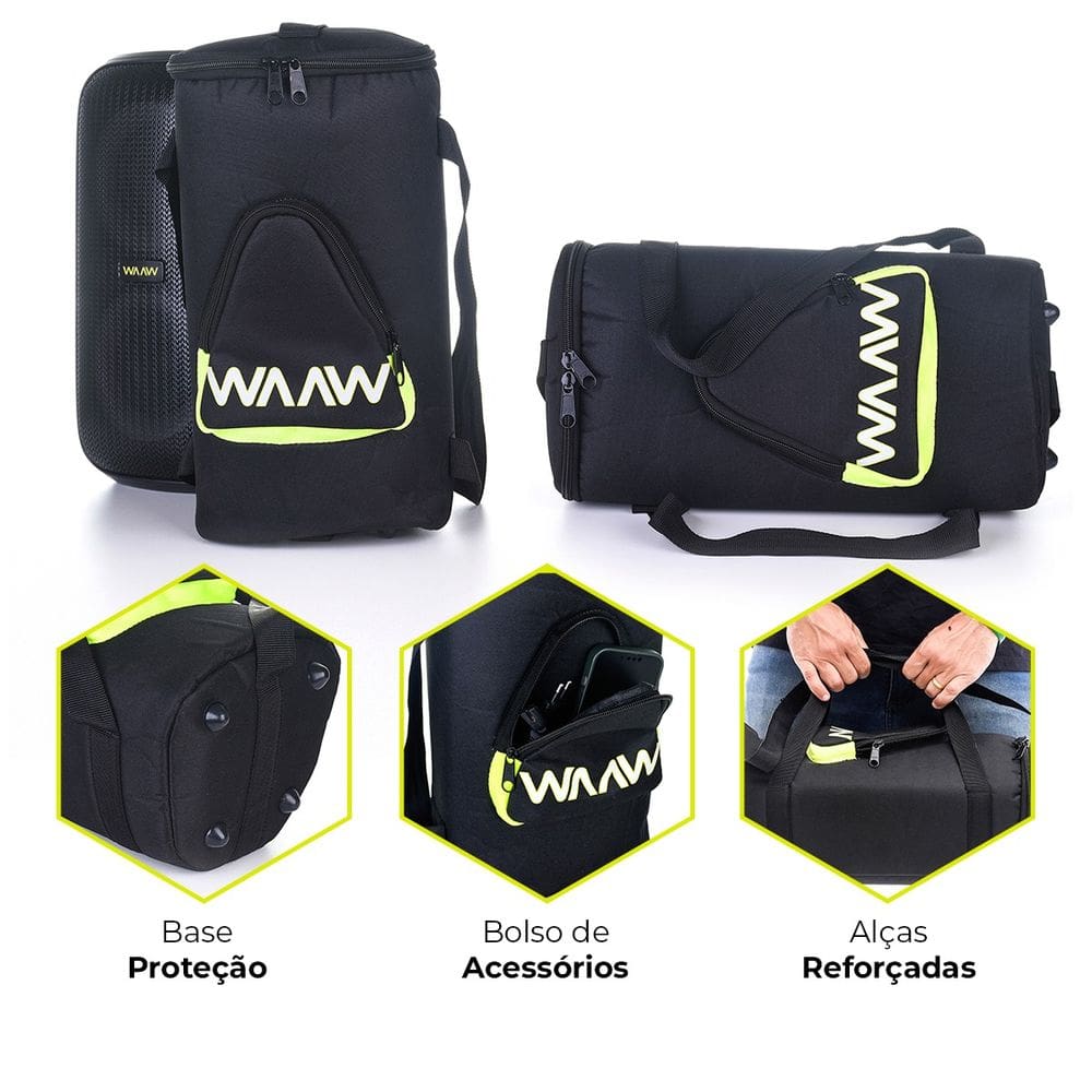 Case Bag P/ Waaw By Alok Infinite 100 Bolsa Design Exclusivo